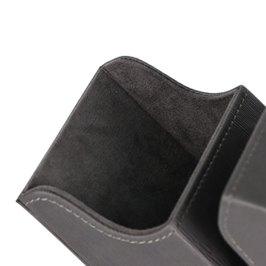 Caja de Almacenamiento de Cartas Coleccionables de PU con Diseño Elegante, Compartimentos Separados y Solapa, Personalizable OEM - Product Image 4