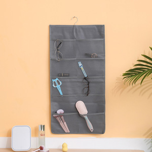 <b>Hanging</b> Closet Organizer Bra Storage Bag Non Woven Fabric Wall Mounted <b>Wardrobe</b> Organizer Gray 510 Squares - Product Image 4