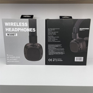 หูฟังไร้สาย M30BT แบบครอบหู สำหรับเล่นเกม พร้อมการชาร์จแบบ Type C ดีไซน์พับได้ - Product Image 3