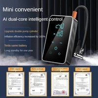 Automatic Wireless Tire Inflator Pump Cordless ABS Electric Air Pump 150psi Power Rechargeable Box Packed