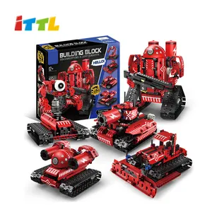 ITTL 495 pièces APP programmation robot jouet science éducatif 5 en 1 rc cascadeur voiture jouet