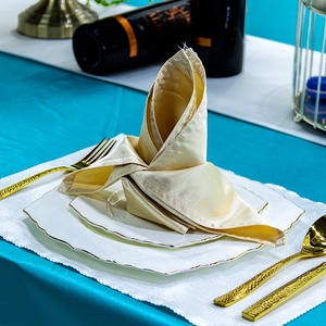 Ensemble de vaisselle de luxe, <span class=keywords><strong>style</strong></span> européen, bord en or, de haute qualité, chinois, 1 pièce - Product Image 3