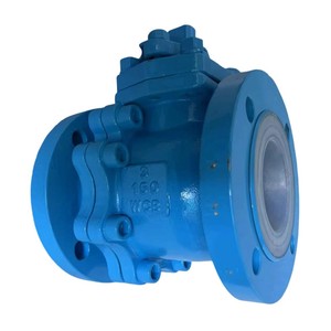 Válvula de bola de acero al carbono con revestimiento de flúor, conexión bridada, sellado de PTFE, temperatura normal, neumática, OEM, precio original, superventas - Product Image 1