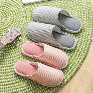 Indoor Family for Slippers for Winter Summer Autumn Comfortable Cotton Linen House Slipper for Men and Women for Bedroom - Product Image 4