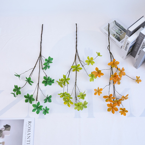 Hojas de Plantas Verdes Artificiales, Decoración del Hogar Simple y Fresca con Forma de Campana Japonesa, Arreglo Floral Suave para Muebles - Product Image 6