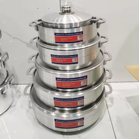 Set de Marmites en Aluminium Moulé Sous Pression 6 Pièces