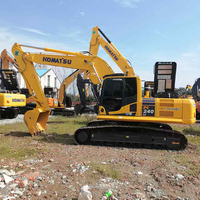 Excavatrice sur chenilles Komatsu PC240 d'occasion, haute efficacité énergétique, hydraulique d'origine, à vendre