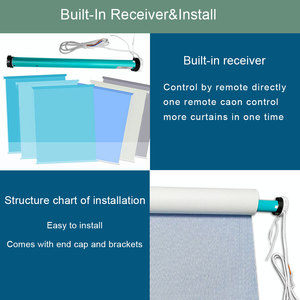 Moteur de store tubulaire automatique intelligent SZMYQ pour maison intelligente, 25 mm, WiFi, tube de 38 mm, télécommande par application - Product Image 5