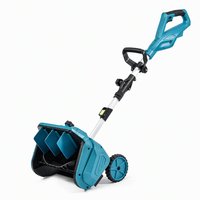 Nouvelle déneigeuse sans fil compacte de 16 pouces à batterie lithium pour usage domestique, outil portable à pousser pour éliminer la neige, machine à éjecter la neige