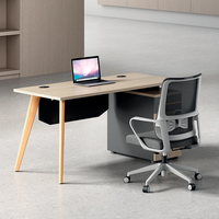 Bureau de direction en bois de haute qualité, mobilier de bureau exécutif, table de travail, style moderne, bureau de direction