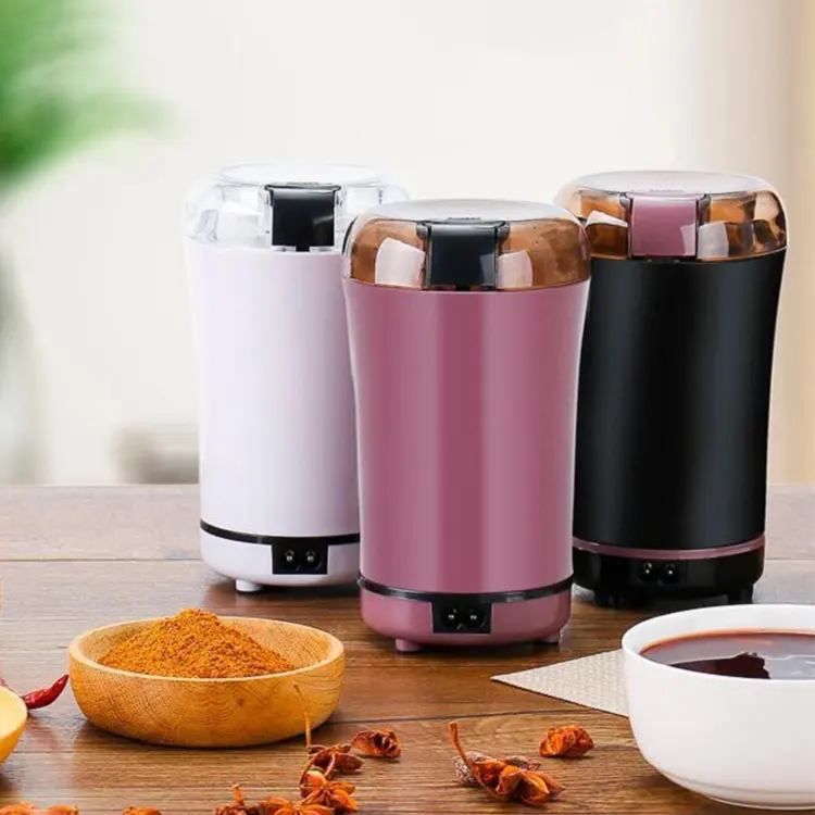 Professional Travel Portable Small Rechargeable Reusable Spices Herb Medicinal Coffee Bean Grinder