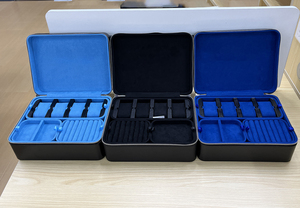 Forte 2025 công suất lớn PU da đồ trang sức bao bì Organizer Box với dây kéo Hot New phong cách hộp đồ trang sức - Product Image 6