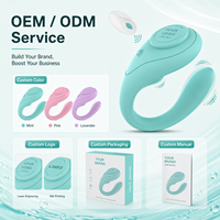 Mini Medizinischer Silikon-Slip-Vibrator 9 Vibrationsmodi IPX6 Wasserdicht USB Wiederaufladbar Kabellose Fernbedienung Einfach zu Reinigen