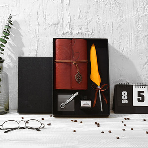 Carnet de notes personnalisable pour <span class=keywords><strong>calligraphie</strong></span>, coffret cadeau d'affaires, <span class=keywords><strong>plume</strong></span>, stylo, bouteille - Product Image 2