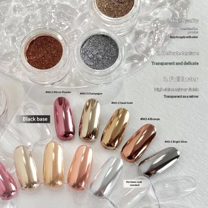 Polvo de Uñas con Purpurina de Patrón de Cielo Estrellado Espejo Mágico Mejorado, Serie Tinker Bell de Alta Resistencia, Accesorios de Uñas de Nuevo Estilo - Product Image 1