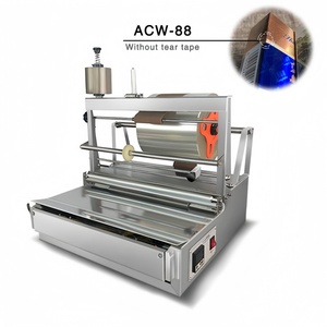 MOMOTECH ACW-<span class=keywords><strong>88</strong></span>/88T Máquina para Envolver y Sellar Cajas de Perfume Metálicas y Cartas de Juego con Celofán - Product Image 4
