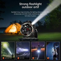 Montre connectée VVS pour hommes, LED, sport, extérieur, étanche, moniteur de fréquence cardiaque, suivi de la santé, appels Bluetooth, OEM