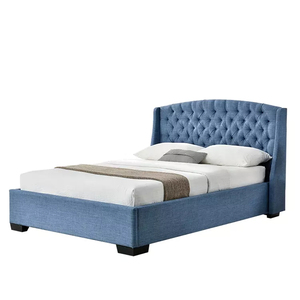 <span class=keywords><strong>Lit</strong></span> en tissu avec tête de <span class=keywords><strong>lit</strong></span> fantastique, ensemble de meubles de <span class=keywords><strong>luxe</strong></span>, Style en bois, taille King, simple, Double, cadre de <span class=keywords><strong>lit</strong></span> rembourré - Product Image 2