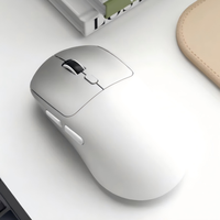Souris sans fil transfrontalière trois modes, 6 boutons, design ergonomique, légère, pour le jeu et le bureau, fonctionnement silencieux