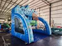 Nouveaux jeux sportifs gonflables de haute qualité, impression numérique, jeu interactif gonflable à vendre