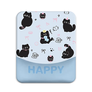Tapis de souris carré avec repose-poignet, motif animal de dessin animé - Product Image 3