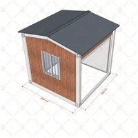 Maison conteneur préfabriquée de 10 pieds - Modulaire et portable, idéale comme poste de garde, bureau temporaire, école ou espace de vie