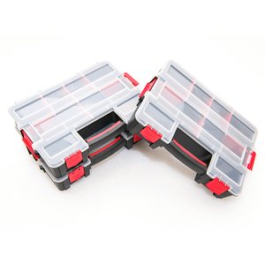 Boîte de rangement portable en plastique à compartiments pour pièces d'outils, vis et composants électroniques – Différentes spécifications - Product Image 4