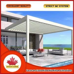 Serre de véranda motorisée <span class=keywords><strong>en</strong></span> aluminium Pergola d'extérieur moderne de luxe motorisée - Product Image 4