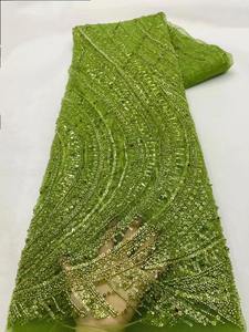 2024 cuentas <span class=keywords><strong>tela</strong></span> de encaje astilla Dubai <span class=keywords><strong>tela</strong></span> de encaje de cristal - Product Image 5