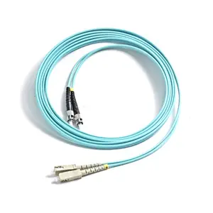Unionfiber vá dây đa chế độ sợi vá dây SC-ST OM3 duplex 0.9mm fanout sợi quang vá dây