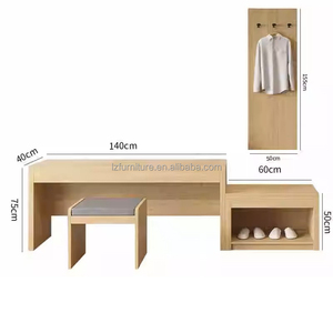 Custom Low Cost Modern Hotel Room Furniture Sets <b>Single</b> Twin Bed Farme With <b>Headboard</b> Nightstands TV Cabinet Wardrobe Side Table - Product Image 4