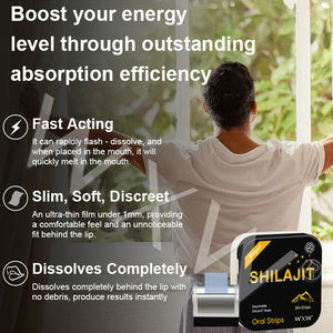 Articles les plus vendus Bandelettes orales Shilajit énergétiques sans sucre Shilajit à absorption rapide en couche mince - Product Image 6