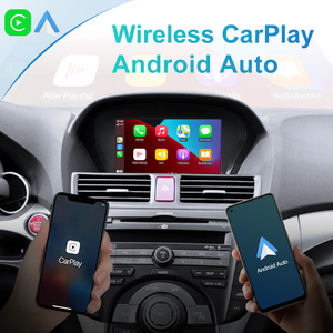 Boîtier de décodage audio pour voiture HFmidia Wireless CarPlay Android Auto compatible avec ACURA écran unique RDX ILX ZDX TL MDX 2009-2013 - Product Image 3