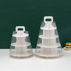 新产品不同层数蛋糕盘展示聚在一起 - Product Image 4