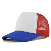 Gorra de camionero de espuma de 5 paneles con malla, gorra de béisbol con logotipo personalizado bordado para publicidad, venta al por mayor para hombres y mujeres