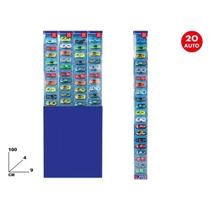 Ensemble de voitures de course 20 pièces en métal moulé sous pression, 100 cm, coffret de présentation pour enfants, modèles de voitures de collection - Product Image 3