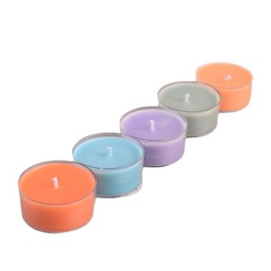 Soy Wax Scented <b>Candles</b> Round Cup Shaped Aromatherapy 38 Celsius Low Temperature Essential Oil Fragrance <b>Candle</b> <b>Set</b> - Product Image 4