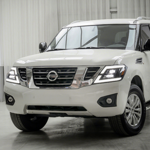 Nuevo Conjunto de Faros LED Modificados de 12V 50W con Luz Diurna y Direccional Transparente para Nissan Patrol Y62 Años 2012-2019 - Product Image 4
