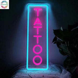 IPixel livraison directe tatouage populaire personnalisé veilleuse personnalisable néon Logo <span class=keywords><strong>pour</strong></span> boutique <span class=keywords><strong>bar</strong></span> club décor étanche lumière LED néon - Product Image 2