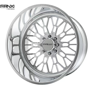 Rines Cromados Pulidos FANXI 22x12 <span class=keywords><strong>22x10</strong></span> 8 Birlos 8x180 8x170 para Ford F250, Chevy Silverado, GMC Denali 2500HD 6x135 6x139.7 para F150 - Product Image 1