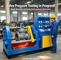 Banco de Pruebas de Válvulas Hidráulicas Horizontales Ligeras DN600, Máquina de Prueba de Presión de Válvulas Industriales API598