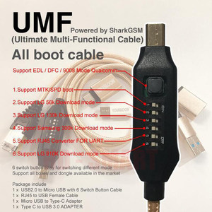 Boîte Infinity CM2 avec dongle UMF et câble de démarrage universel, kit d'outils de réparation et de flashage de téléphone K385 - Product Image 4