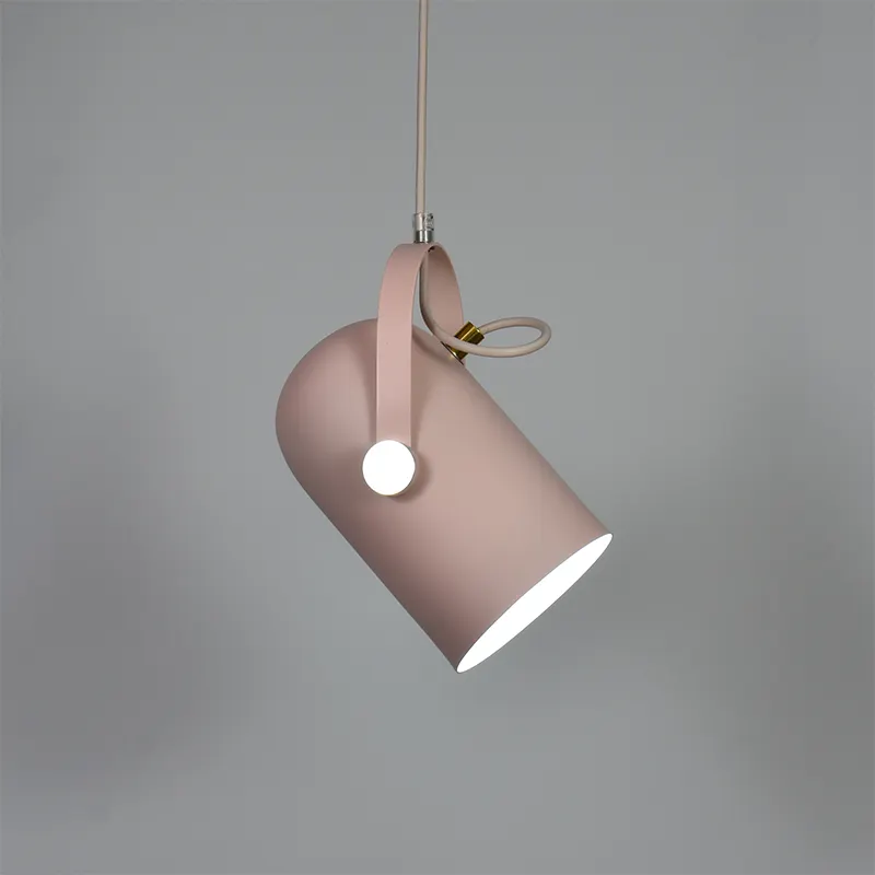 Aluminum E27 Bulb Small Pendant Lights Nordic Angle Adjustable Lamp for Home Decor lighting fixtures modern chandelier pendant
