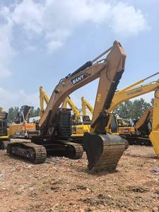 Excavatrice hydraulique sur chenilles SANY SY335H d'occasion, 33 tonnes, modèle 2018, moteur puissant pour travaux de terrassement, testée et inspectée - Product Image 4