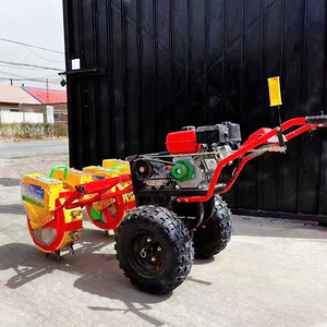 Seminatrice manuale a spinta manuale e trapiantatrice per piante di arachidi e fertilizzanti per uso agricolo - Product Image 2