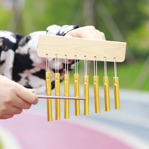 Carillon à vent portatif Orff à 8 notes, instrument de percussion pour débutants, pour l'éducation musicale et l'apprentissage précoce - Product Image 3