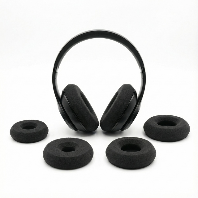 High Density Headphone Foam Ear Pad Cover Soft Memory Sponge Replacement Cushion Headsets Durable Breathable Eco-Friendly Custom