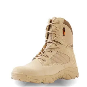 CXXM chaussures d'entraînement en plein air bottes du désert en cuir de vachette bottes tactiques bottes noires en stock