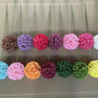 Tige de fleur d'allium artificielle géante, boule d'allium artificielle haute pour la décoration florale de mariage