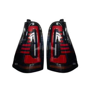 Luces Traseras LED Negras y Rojas de 12V para 4Runner 03-09 2003-2009, Accesorios de Modernización/Actualización de Luces Traseras LED para Automóvil - Product Image 6